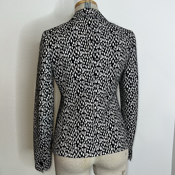 Banana Republic Single Button Animal Print Blazer - Picture 2 of 7